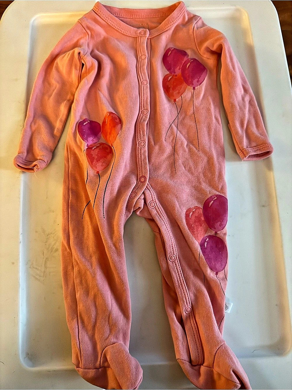 Carter's Pink Balloon Footie